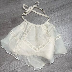 Victorias Secret Bikini Top L CottageCore Resortwear Vocation Euro-summer